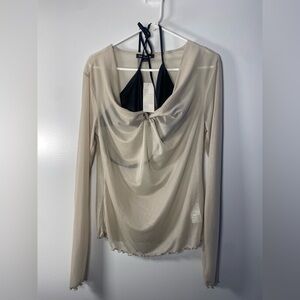 Brand new with tags! Urban Outfitters Silence + Noise Drape Front Blouse